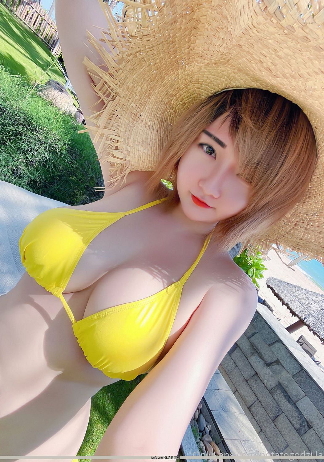 ] С PotatoodzillaYellow Ů˾ͼ [ģCOSER Bikini ˽][CoserŮ P.4